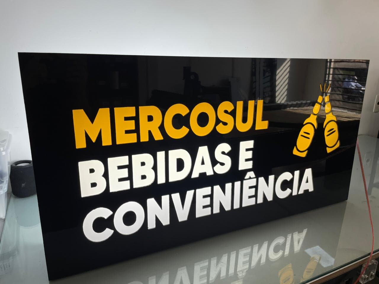 ACM vazado instalado
